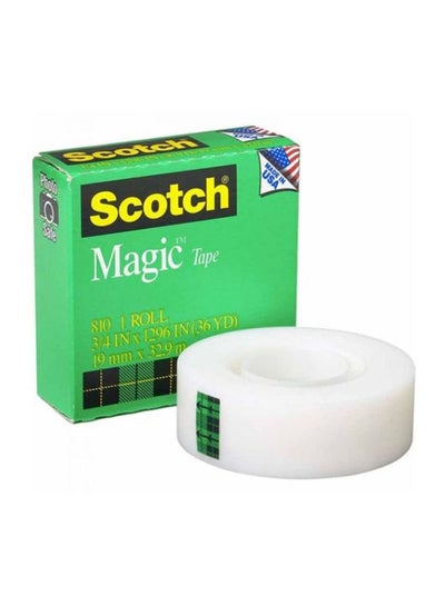 Buy Scotch Magic Tape Clear 32.9x19mm in UAE