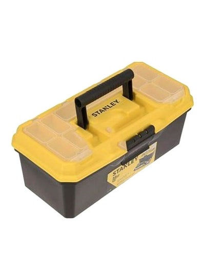 Buy Plastic Tool Box Black/Yellow 320x150x135mm in UAE