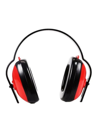 Buy Industrial Working Overhead Soundproof Earmuffs Black/Red 90grams in Saudi Arabia