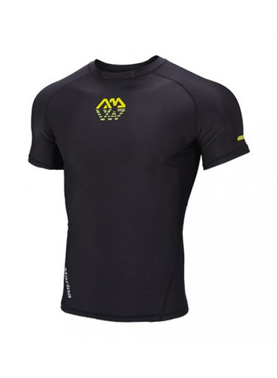 Buy SCENE-Men's Rashguard SS (BLACK) - L in UAE