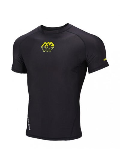 Buy SCENE-Men's Rashguard SS (BLACK) XL in UAE