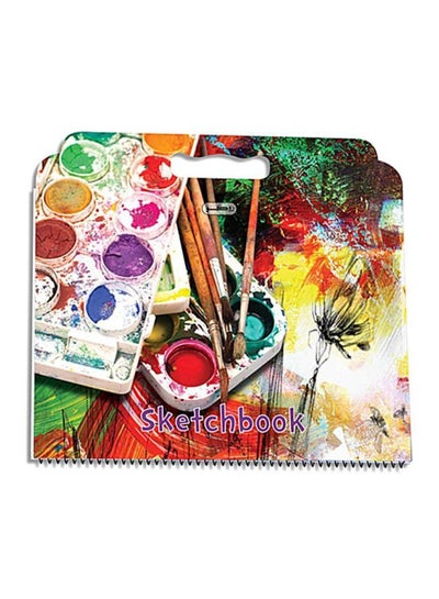 Buy Hard Back Sketchbook With Perforated Pages Multicolour in Saudi Arabia