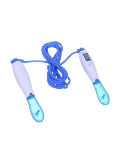 Buy Cordless Digital Jump Rope with Calorie Counter, Adjustable Length for Men, Women - Blue 2meter in Egypt