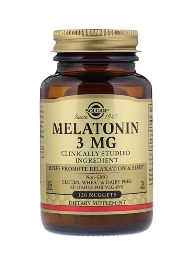 Buy Melatonin 3 Mg Dietary Supplement-120 Nuggets in UAE