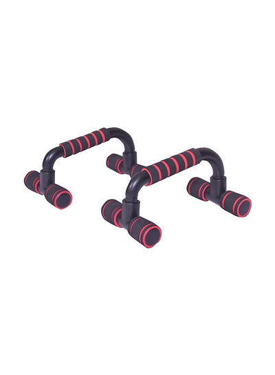 Buy 2-Piece Push up Stand set Black Red 24 x 8 x 115cm in Egypt