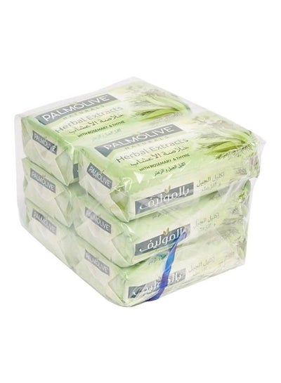 Buy Herbal Extract Soap Pack of 6 Each 120grams in UAE