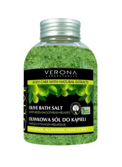 Buy Olive Bath Salt Green 600grams in UAE
