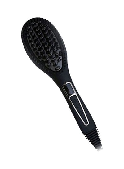 Buy Straight Hair Brush Black/Silver in Saudi Arabia