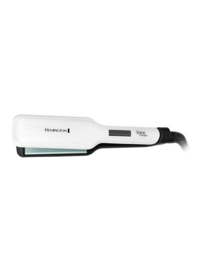 Buy Shine Therapy Wide Plate Ceramic Hair Straighteners White 110 x 45mm in UAE