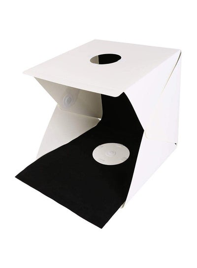Buy Portable Folded LED Studio Light Box Black/White in Egypt
