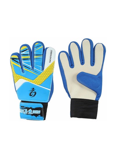 Buy Football Full Finger Gloves Blue Multicolour 7inch in Egypt