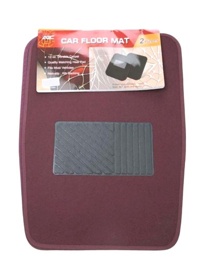 Buy 2-Piece Non-Slip Car Floor Mat Set in Saudi Arabia