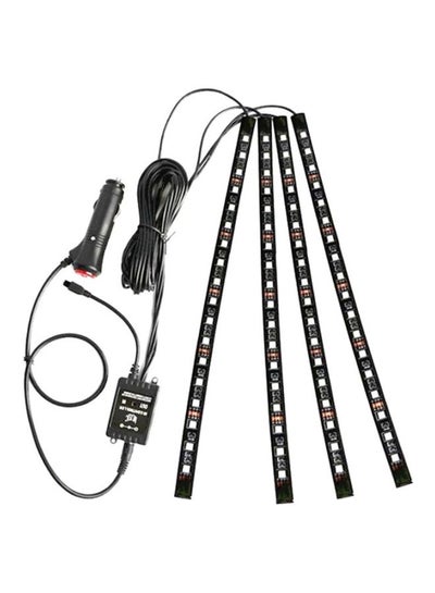 Buy 4-Piece Voice Control LED Interior Car Decorative Lights in Egypt