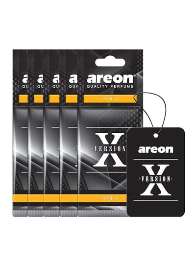 Buy Pack Of 5 X Version Car Air Fresheners - Vanilla in UAE