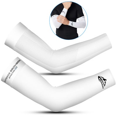 Buy UV Sun Protection Long Arms Sleeves Cover 19.0x16.0x2.0cm in Saudi Arabia