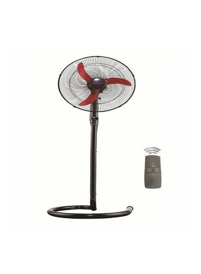 Buy El Shabah Stand Fan With Remote 20 Inch 0.0 W 8740 Black/Red in Egypt