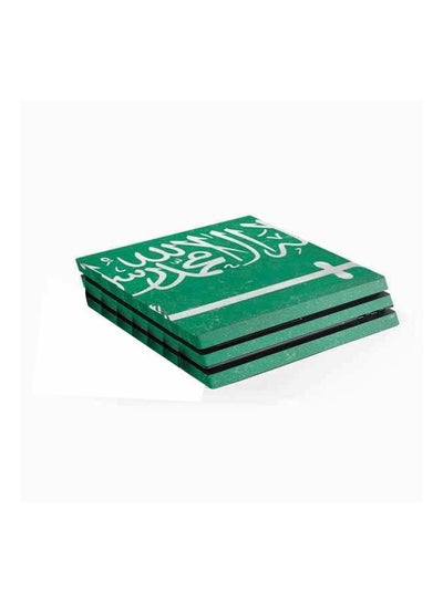 Buy Saudi Printed Gaming Console Skin Sticker For PlayStation 4 in Egypt