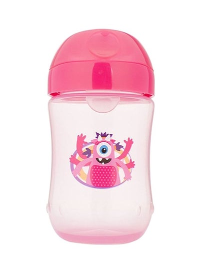 Buy Soft-Spout Stage 2 Transition Cup With Lid - Pink in UAE