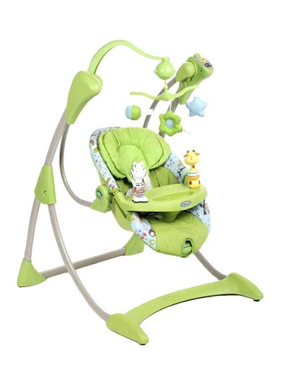 Buy Silhouette Baby Swing - Green/Silver in UAE
