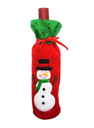 Buy Decoration Wine Bottle Cover Multicolour in UAE