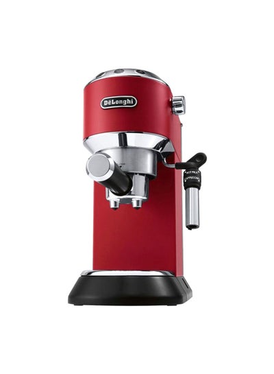 اشتري ماكينة صنع قهوة الإسبرسو من ديديكا 1350 W EC685.R أحمر/فضي في السعودية