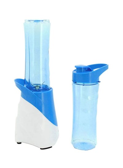 Buy Sports Blender Smoothie Maker - Personal Blender with Portable Bottle | Includes Extra Sport Bottle (600ML) with Lid | Featured with Stainless Steel Blade, Safety Lock, and Overheat Protection 600 ml 300 W SB-164 Blue/White in UAE