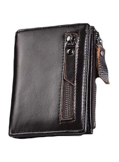 Buy Bi-Fold Mens Wallet Deep Coffee in Saudi Arabia