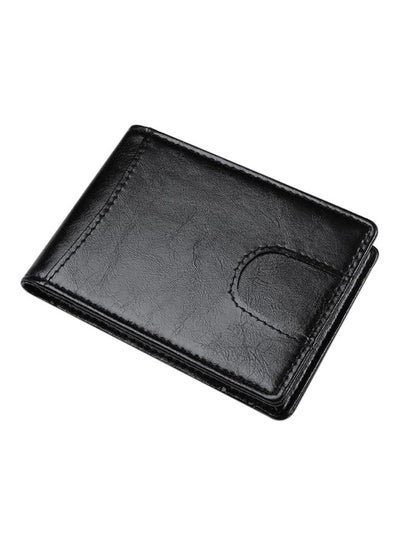 Buy Bi-Fold Mens Wallet Black in Saudi Arabia