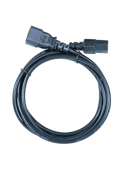 Buy C13 To C14 Power Cable Black in UAE