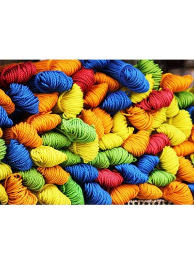 Buy Yarn Themed Wall Sticker Multicolour 100x75cm in Egypt