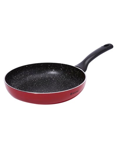 Buy Bellini Press Aluminium Non-Stick Frypan Red/Black 24cm in UAE