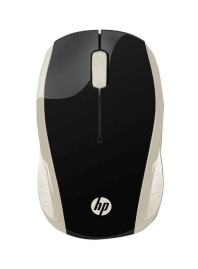 Buy 200 Wireless Mouse Silk Gold/Black in Egypt