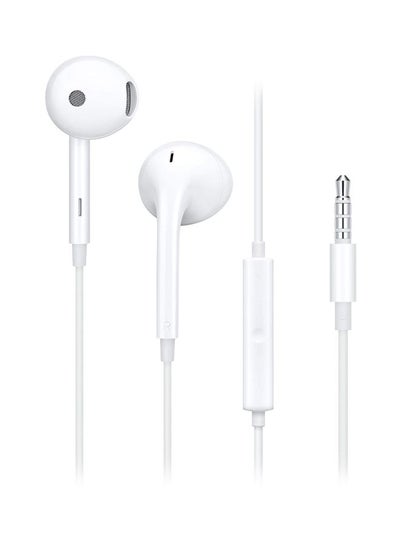 Buy Wired In-Ear Stereo Earphones White in UAE