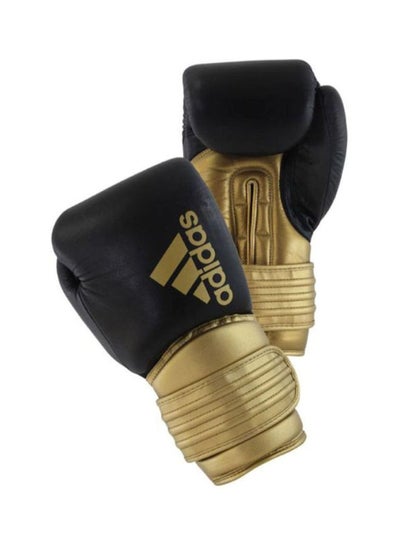 Buy Pair Of Hybrid 300 Boxing Gloves - Black/Gold 10OZ in UAE
