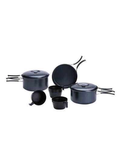 اشتري طقم أدوات طهي للتخييم من 6 قطع Pot - 1800 ml, Pot - 1400 ml, Frying Pan - 18سم في الامارات