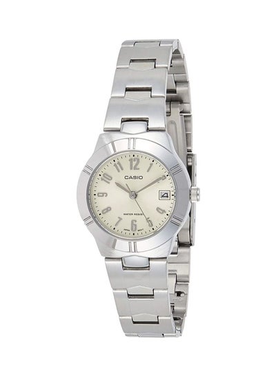 Buy Women's Enticer Water Resistant Analog Watch LTP-1241D-7A2 - 33 mm - Silver in UAE