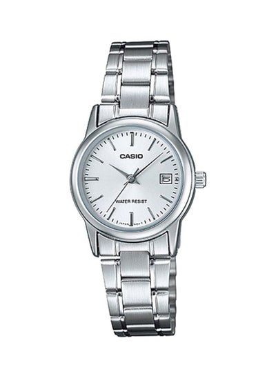 Buy Women's Dress Analog Watch LTP V002D - 7A - 25 mm - Silver in Saudi Arabia