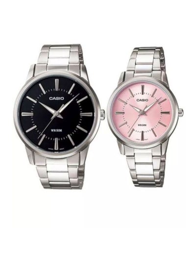 Buy Enticer Analog Watch Set MTP-1303D-1A + LTP-1303D-4A in Saudi Arabia