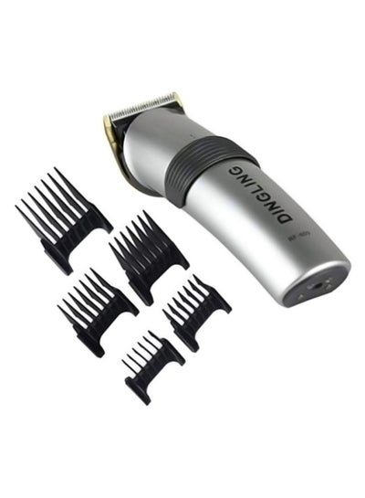 Buy Professional Electric Hair Clipper With Blades Silver/Black in Egypt