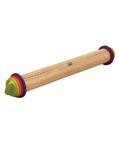 Buy Adjustable Rolling Pin Beige 48.06 x 29.46cm in Saudi Arabia