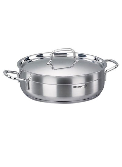 Buy Alfa Low Casserole Silver 30 x 10cm in Saudi Arabia