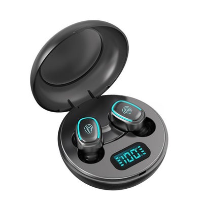 اشتري True Wireless In-Ear Earbuds With Charging Case Black في السعودية