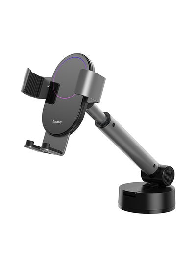 Buy Simplism Gravity Car Mount Holder With Suction Base 19cm Silver in Saudi Arabia