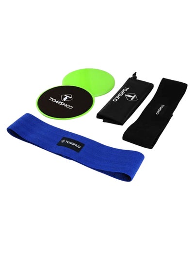 اشتري 5-Piece Hip Exercise Bands Sliding Tray Set في الامارات