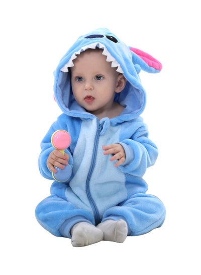 Buy Stitch Themed Comfy Onesie Blue/Pink/White in UAE