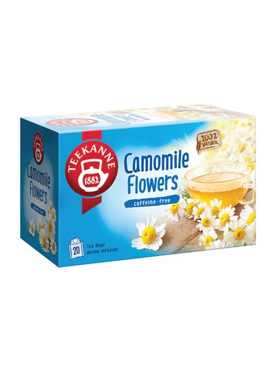 Buy Camomile Flower Pleasant And Mild Herbal Infusion Tea 20 Bags 30grams in UAE