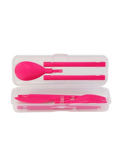 Buy 5-Piece To Go Cutlery Set Multicolor in Egypt