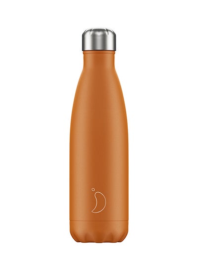 Buy Matte Water Bottle Burnt Orange in UAE