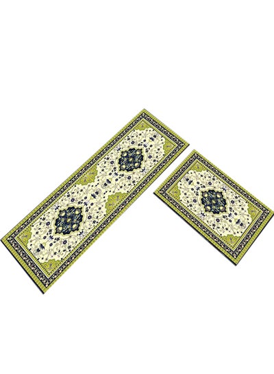 Buy European Style Big Flower Kitchen Floor Mat Multicolour 40X60centimeter in Saudi Arabia