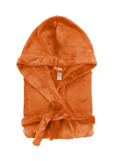 Buy Bebi Kids Bathroom Towel Set - 240 GSM 100% Cotton - Orange Color - Lightweight - Kids Hooded Comfortable - For Girls & Boys - 1 Piece Orange in Saudi Arabia